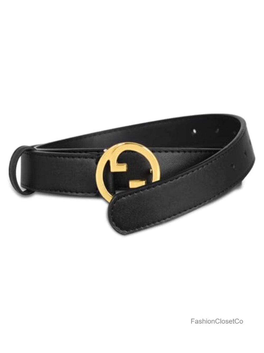 PU Leather Belt for Women Adjustable Buckle Jeans Dress